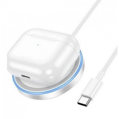 Беспроводная зарядка Hoco CW53 Quick Magnetic Wireless Fast Charger - Silver Беспроводная зарядка Hoco CW53 Quick Magnetic Wireless Fast Charger - Silver