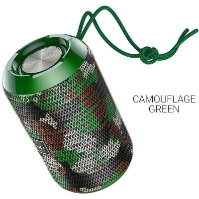 Колонка hoco HC1 Trendy sound - Camouflage Green Колонка hoco HC1 Trendy sound - Camouflage Green