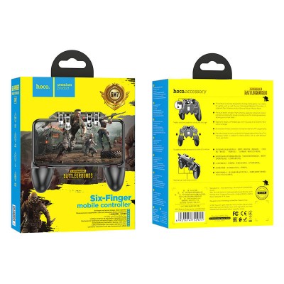 Игровой контроллер hoco GM7 Eagle six finger game controller - Black Игровой контроллер hoco GM7 Eagle six finger game controller - Black