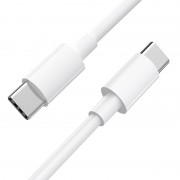 Кабель hoco X51 High-power 100W charging data cable Type-C to Type-C (L=1M) - White