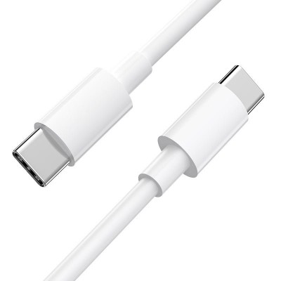 Кабель hoco X51 High-power 100W charging data cable Type-C to Type-C (L=1M) - White Кабель hoco X51 High-power 100W charging data cable Type-C to Type-C (L=1M) - White