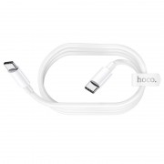 Кабель hoco X51 High-power 100W charging data cable Type-C to Type-C (L=1M) - White