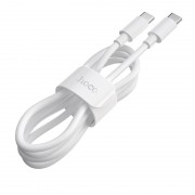 Кабель hoco X51 High-power 100W charging data cable Type-C to Type-C (L=1M) - White