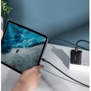 Кабель Baseus Cafule PD2.0 100W flash charging USB For Type-C cable (20V 5A) 2m (CATKLF-AL91) - Red+Black