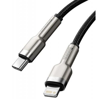 Кабель Baseus Type-C to Lightning 20W 2m (CATLJK-B01) - Black Кабель Baseus Type-C to Lightning 20W 2m (CATLJK-B01) - Black