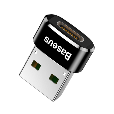 Переходник Baseus USB Male To Type-C Female Adapter Converter (CAAOTG-01) - Черный Переходник Baseus USB Male To Type-C Female Adapter Converter (CAAOTG-01) - Черный