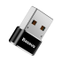 Переходник Baseus USB Male To Type-C Female Adapter Converter (CAAOTG-01) - Черный Переходник Baseus USB Male To Type-C Female Adapter Converter (CAAOTG-01) - Черный