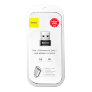 Переходник Baseus USB Male To Type-C Female Adapter Converter (CAAOTG-01) - Черный