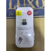 Переходник Baseus USB Male To Type-C Female Adapter Converter (CAAOTG-01) - Черный