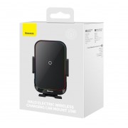 Держатель Baseus Halo Electric 15W (SUDD000001) - Black