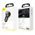 Автомобильное зарядное устройство Baseus Digital Display Dual USB 4.8A Car Charger 24W (CCBX-0G) - Grey Автомобильное зарядное устройство Baseus Digital Display Dual USB 4.8A Car Charger 24W (CCBX-0G) - Grey
