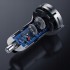 Автомобильное зарядное устройство Baseus Digital Display Dual USB 4.8A Car Charger 24W (CCBX-0G) - Grey Автомобильное зарядное устройство Baseus Digital Display Dual USB 4.8A Car Charger 24W (CCBX-0G) - Grey