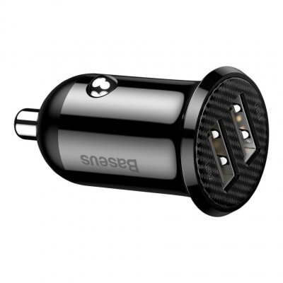 Автомобильное зарядное устройство Baseus Grain Pro Car Charger (Dual USB 4.8A ) (CCALLP-01) - Black Автомобильное зарядное устройство Baseus Grain Pro Car Charger (Dual USB 4.8A ) (CCALLP-01) - Black