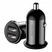 Автомобильное зарядное устройство Baseus Grain Pro Car Charger (Dual USB 4.8A ) (CCALLP-01) - Black