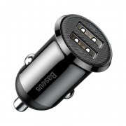 Автомобильное зарядное устройство Baseus Grain Pro Car Charger (Dual USB 4.8A ) (CCALLP-01) - Black