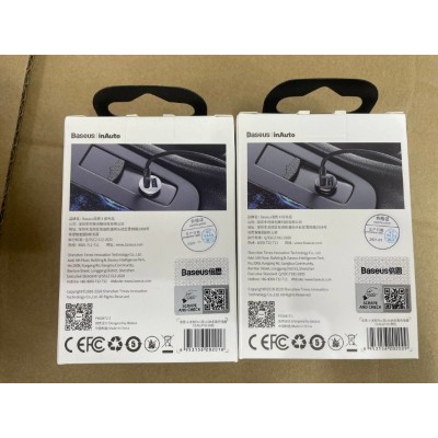 Автомобильное зарядное устройство Baseus Grain Pro Car Charger (Dual USB 4.8A ) (CCALLP-01) - Black Автомобильное зарядное устройство Baseus Grain Pro Car Charger (Dual USB 4.8A ) (CCALLP-01) - Black