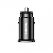 Автомобильное зарядное устройство Baseus Square metal A+C 30W PPS Car Charger (PD3.0 QC4.0+SCP AFC) (CCALL-AS01) - Black