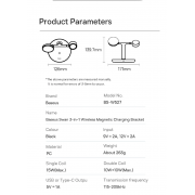 Беспроводная зарядка Baseus Swan 3 in 1 Wireless Magnetic Charging Bracket Baseus 20W Stand - Black (WXTE000101)