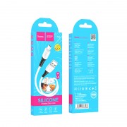 Кабель Hoco X82 Micro silicone charging data cable - White