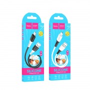 Кабель Hoco X82 Micro silicone charging data cable - White