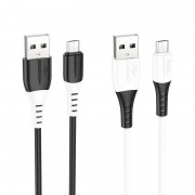 Кабель Hoco X82 Micro silicone charging data cable - White