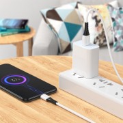 Кабель Hoco X82 Micro silicone charging data cable - White