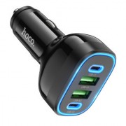 Автомобильное ЗУ Hoco NZ11 guide PD72W (2C2A) car charger - Черный