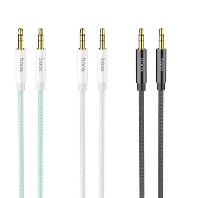 Кабель AUX hoco UPA19 AUX audio cable (L=1M) - Black Кабель AUX hoco UPA19 AUX audio cable (L=1M) - Black