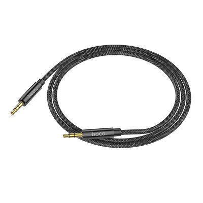 Кабель AUX hoco UPA19 AUX audio cable (L=1M) - Black Кабель AUX hoco UPA19 AUX audio cable (L=1M) - Black