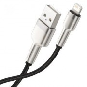 Кабель Baseus Cafule Series Metal Data Cable USB to IP 2.4A 0.25m - Black (CALJK-01)