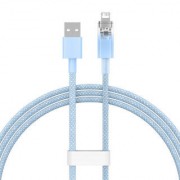 Кабель BASEUS explorer series fast charging cable with smart temperature control USB to ip 2.4a 1m - Blue (CATS010003)