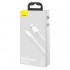 Кабель Baseus Simple Wisdom Data Cable Kit USB to Micro 2.1A (2PCS/Set 1.5m) - Белый Кабель Baseus Simple Wisdom Data Cable Kit USB to Micro 2.1A (2PCS/Set 1.5m) - Белый