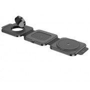 Беспроводная зарядка Hoco CQ4 unique 3-in-1 folding magnetic wireless fast charger - Черный