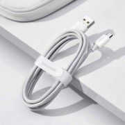Кабель Baseus Simple Wisdom Data Cable Kit USB to Micro 2.1A (2PCS/Set 1.5m) - Белый