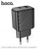 Сетевой адаптер Hoco CS23A Sunlight dual port PD30W+QC3.0 charger - Black Сетевой адаптер Hoco CS23A Sunlight dual port PD30W+QC3.0 charger - Black