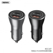 Автомобильное ЗУ REMAX ZHITU QC+PD 36W car charger RCC-107 - Black
