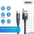 Кабель Remax infinit series 2.4A Zinc alloy braided fast charging cable RC-C102 A-L - Blue Кабель Remax infinit series 2.4A Zinc alloy braided fast charging cable RC-C102 A-L - Blue