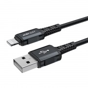 Кабель Acefast C4-02 Lightning aluminum alloy charging data cable(1.8m) - Black