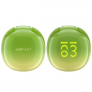 Беспроводные наушники Acefast T9 Crystal (Air) color bluetooth earbuds - Avocado green