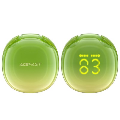 Беспроводные наушники Acefast T9 Crystal (Air) color bluetooth earbuds - Avocado green Беспроводные наушники Acefast T9 Crystal (Air) color bluetooth earbuds - Avocado green