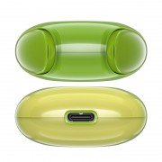 Беспроводные наушники Acefast T9 Crystal (Air) color bluetooth earbuds - Avocado green