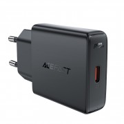 Сетевой адаптер ACEFAST A65 PD20W GaN USB-C - Black