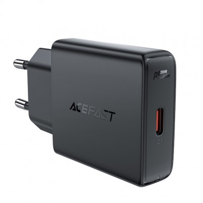 Сетевой адаптер ACEFAST A65 PD20W GaN USB-C - Black Сетевой адаптер ACEFAST A65 PD20W GaN USB-C - Black