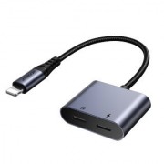 Аудиоконвертер Joyroom SY-L02 Audio-Transfer Series 2-in-1 Audio Adapter (Lightning to Dual Lightning) - Black