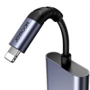 Аудиоконвертер Joyroom SY-L02 Audio-Transfer Series 2-in-1 Audio Adapter (Lightning to Dual Lightning) - Black