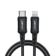 Кабель Acefast C4-01 Type-С to lighting aluminum alloy charging data cable(1.8m) - Black