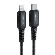 Кабель Acefast C4-01 Type-С to lighting aluminum alloy charging data cable(1.8m) - Black