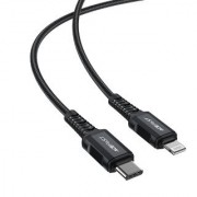 Кабель Acefast C4-01 Type-С to lighting aluminum alloy charging data cable(1.8m) - Black