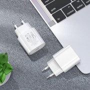 Зарядка hoco N22 Jetta PD25W charger set (Type-C to Type-C) (EU) - White