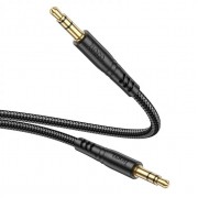Кабель HOCO UPA24 smooth AUX audio cable - Черный